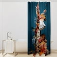 thumbnail image 2 of Floral Animal Waterproof Printed Bathroom Shower Curtain Sets with Hooks - Stylish Bathroom Decoration, 2 of 6