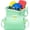Green, variant on Jellybean Bag - Summer Beach Bags That Opens Into A Box,Huggea Waterproof Purse,Silicone Jellybean Beach Bag,Foldable Jelly Bean Bag For Pool, Water Parks Camping,Shoulder Strap Randow Color