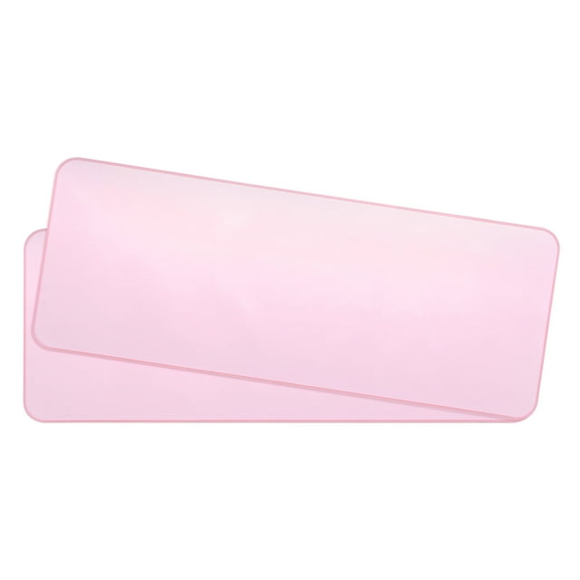 Protector de teclado de silicona para laptop de 15.6"-17.3" 14.2"x5.1" Rosa 2 piezas