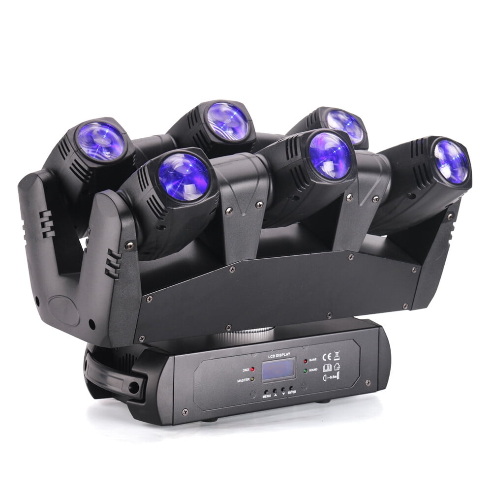 RGBW Stage Lights, 6 LED Stage Lights, DJ Party Lights
