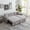 Gray Sleeper Sectional, variant on Muumblus 84" Convertible Sofa Bed, Queen Size Sleeper Sectional with Storage Chaise, Gray Velvet
