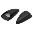 thumbnail image 1 of Unique Bargains 2pcs Carbon Fiber Pattern Automobile Car Windshield Washer Nozzle Cover Cap, 1 of 2