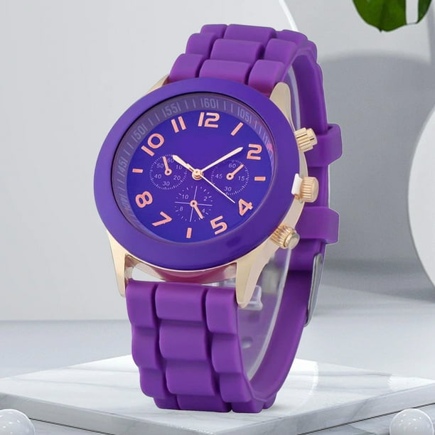 Reloj de senora con sincronizacion luminosa de cuarzo relojes de pulsera regalos para adolescentes mujeres FLhrweasw Nuevo Walmart en linea