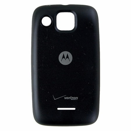 Black Replacement Battery Door - Motorola Citrus (WX445) OEM Replacement Battery Door Back Cover - Black (Refurbished)