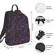 thumbnail image 2 of Fotbe Colorful Shells Mochila Ligera para Hombres y Mujeres - Duradera y Resistente al Agua, Ideal para Escuela, Trabajo, Viajes y Uso Diario, 2 of 7