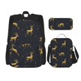 thumbnail image 1 of Balery Christmas Deers Mochila escolar 3 en 1 para niños: mochila resistente con lonchera térmica y estuche para lápices. Mochila escolar para niños y niñas., 1 of 7