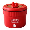 thumbnail image 1 of Olla caliente eléctrica de 1,5 L ZHCH cocina eléctrica multifuncional 18 cm rojo, 1 of 5