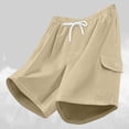 thumbnail image 6 of UVEASISHA Mens Board Shorts 7 Inch Quick Dry Swim Trunks Comfort Bathing Suit Lightweight Breathable Swimwear Hawaiian Shorts with Pockets Khaki S, 6 of 6