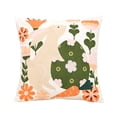 thumbnail image 2 of BAOPAI Party Embroidered Cushion Cover Sofa Pillow Case with Bunny Egg Design for Home Decor, 2 of 6