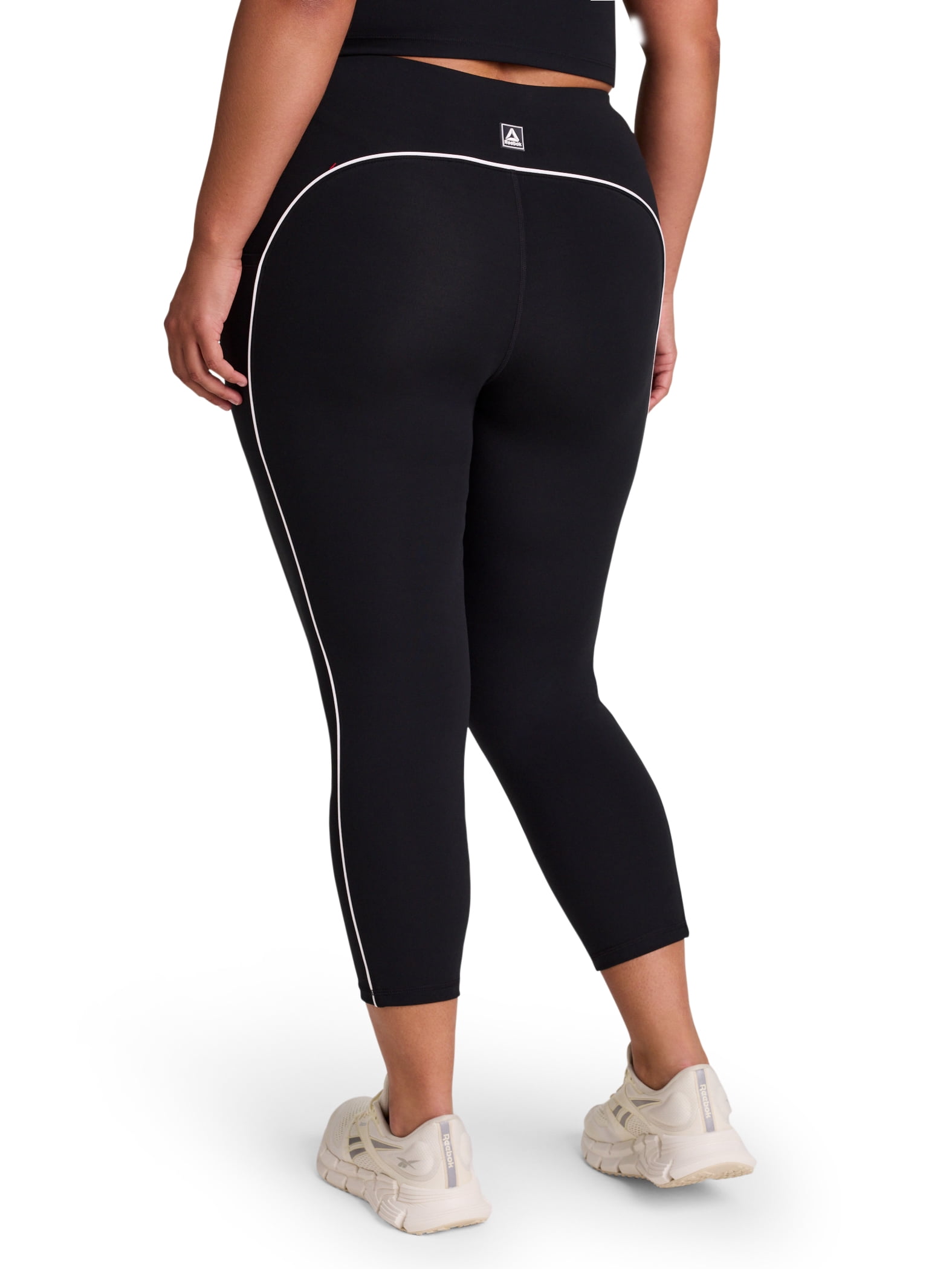 Reebok Women's and Women's Plus Team Player High Rise Capri Legging, Sizes XS-4X