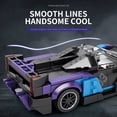 thumbnail image 4 of Reobrix McLaren Saber Supercar Building Block Set, 1:24 Scale Collectible Sports Car Model Kit, Lego-Compatible, Gift Toy for Kids & Adults (390Pcs), 4 of 7