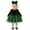 R52 Green, variant on Curuila Children Girls Christmas Dress Long Sleeve Stars Mesh Crew Neck With Bowknot Soft Casual Dresses Size 6-12 Months