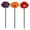 Multicolor, variant on 2026 Flower Bee Watering Station Garden Stake Insect Drinking Bowl Bee Bar Dispenser for Honeybees Outdoor Yard Patio Gift (Orange 1PC)