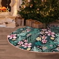 thumbnail image 5 of Rateoe Rose Flowers Pattern Christmas Tree Skirt with Ties , Christmas Tree Decorations, Farmhouse Christmas Decor Xmas Holiday Decorations-48", 5 of 6