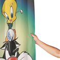 thumbnail image 4 of Cortina de ducha de tela de poliéster impermeable Bugs Bunny, decoración de baño, kit de cortina de ducha con ganchos, 72 x 72 pulgadas, 4 of 8
