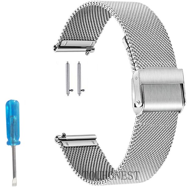 Correa De 20 Mm 22 Para Samsung galaxy watch 3 active 2 40 44mm Gear S2 S3 Metal Band huami amazfit gtr bip Huawei GT 2 42 Pulsera Gao Jiahui unisex