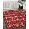 thumbnail image 3 of Ahgly Company Tapis d'Intérieur Lavables en Machine, Carrés, Oranges Transitionnels, 5' Carrés, 3 of 7