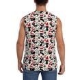 thumbnail image 4 of Daiia Christmas Cat Printed Men's Tank Tops,Casual Soft Sleeveless Gym Muscle Shirts Bodybuilding Tee-Large, 4 of 8
