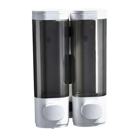 Dispensador de jabón en espuma para baño, ducha, líquido, reutilizable, para hotel Doble Blanco 600ml