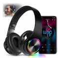 thumbnail image 1 of Audifonos Bluetooth Gamer Con Luz Led Recargables, 1 of 5