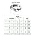 thumbnail image 3 of Terminals Tackles Connectors Fishing Split Rings Fishing Stainless Split Rings, 3 of 20