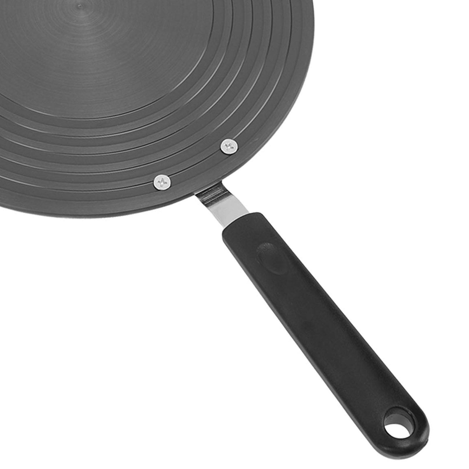 Yajisi Stovetop Heat Diffuser Plate 11 inches / 28 cm Large Simmer Plate 4mm Thickened Aluminium Alloy Fast Thawing Tray for Gas Stove Kitchen Accessories with Heat Resistant Handle