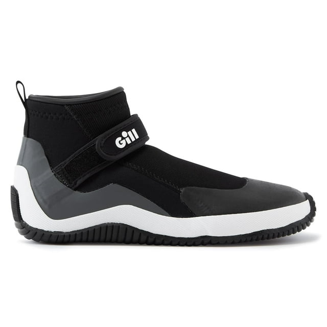Zapatos impermeables Gill Aquatech de neopreno 3 mm para deportes acuáticos, vela en dinghy, paddleboard y surf (Negro, talla 11-12)
