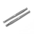 thumbnail image 1 of 2x Front Steering Link Rod Set For Linkage Rods Metal AXIAL SCX10 Made With Precision CNC Machining Front Steering silver, 1 of 9