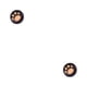 thumbnail image 2 of Inteprter Stick Caps Cóncavo Útil Forma de pata de gato Reemplazo perfecto Thumbstick Cover Controller Accesorio naranja sobre negro naranja sobre negro 2Conjunto, 2 of 6