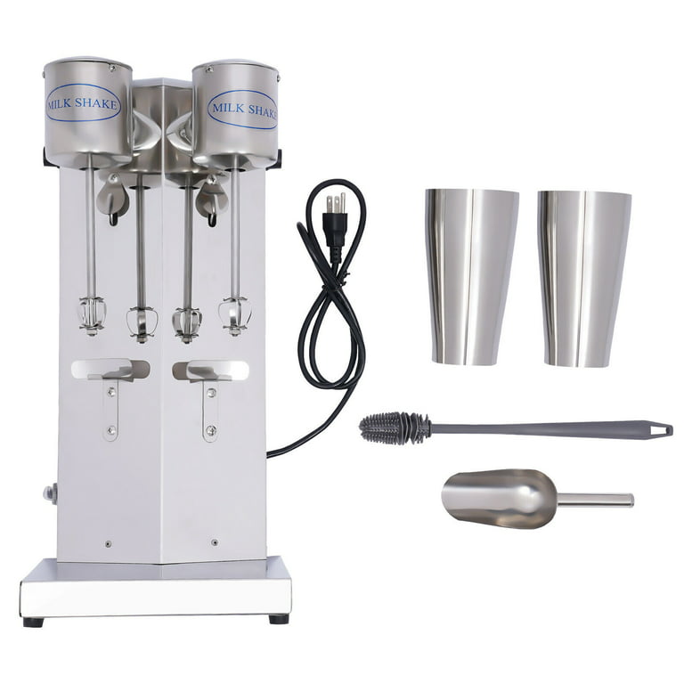 PIAOCAIYIN Milkshake Machine Double Head Maker, Commercial