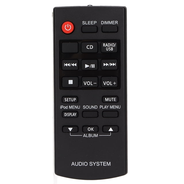 DEWIN N2QAYC000059 Replacement Compact Stereo Speakers Remote Control for SCHC271 SCHC27DB SCHC27DBEBK