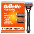 thumbnail image 1 of Rastrillo Gillette Fusion5 para hombre de 5 hojas con 1 mango y 3 repuestos, 1 of 9