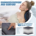 thumbnail image 2 of Almohada de baño para todo el cuerpo Poemland Luxury para bañera gris, 2 of 6