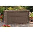 thumbnail image 4 of Suncast 50 Gallon Capacity Resin Outdoor Patio Storage Deck Box, Brown (2 Pack), 4 of 6