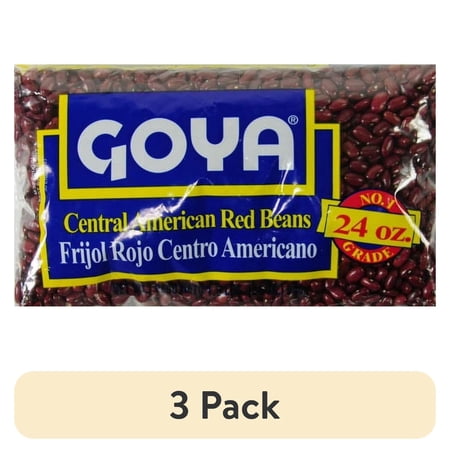 (3 pack) GOYA Central American Red Beans, 24 oz