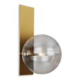 thumbnail image 1 of Gild Design House Canada Noelle Mid-Century Metal Glass Sconce Gold Finish, 1 of 6