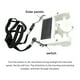 thumbnail image 4 of Hxlamzoo Portable Solar Fan, Mini Personal Cooling Desk Fan,Solar Power Hat Clip On Mini Fan Pocket Clips Solar Hat Sport Fan USB Hanging Cooler For Indoor Outdoor, 4 of 7