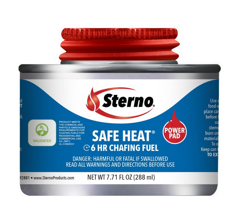 (Price/case)Sterno 10370 6 Hour Safe Heat Chafing Fuel 124 Count