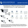 Grandstream 4-PACK IP Camera Infrared GXV3674-FHD-VF 3.1MP weatherproof