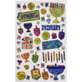 thumbnail image 3 of Rite Lite 6.9" Judaica Happy Chanukah Prismatic Stickers - White/Blue, 3 of 3