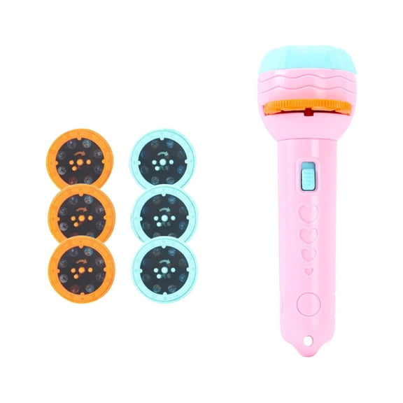 Kids Flashlight Color Projector with 48 Patterns , Include Dinosaurs, Vehicles, Animals, 26 Letter Educational Learning Projector Toys for Girls Boys Cognition Bedtime Education Christmas Gifts