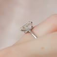 thumbnail image 4 of Silvago Jewelry White Gold Plated 14K Diamond Ring - Emerald Cut Excellent 1.85 Ct Diamond Ring For Women's - Solitaire Diamond Rings for Women's - Solo Simple Stone Diamond Rings for Women's, 4 of 10