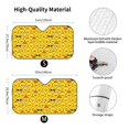 thumbnail image 3 of Bingfone Cute Funny Chicken Car Windshield Sun Shade Protector Keep Your Vehicle Cool Sun Shield Visor Cover Foldable for Car Truck SUV-Medium, 3 of 8
