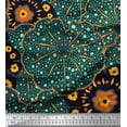 thumbnail image 1 of Soimoi Poly Georgette Fabric Mosaic Flower Decor Fabric Printed Yard 52 Inch Wide, 1 of 3