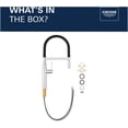 thumbnail image 2 of Grohe 30 295 Essence 1.75 GPM Single Hole Pull Out Kitchen Faucet - Nickel, 2 of 7