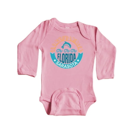 

Inktastic Sarasota Florida Vacation Travel Gift Baby Boy or Baby Girl Long Sleeve Bodysuit