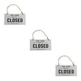 thumbnail image 1 of maskred Open Closed Sign Double Sided Hanging Shop Window Home Reversible Business White 12x23x0.6cm 3Set, 1 of 6