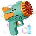 thumbnail image 1 of Máquina de burbujas de 29 agujeros para niños, juguete para regalo al aire libre, pistola para hacer burbujas, soplador de burbujas eléctrico, juguetes para niños, regalos, 1 of 5