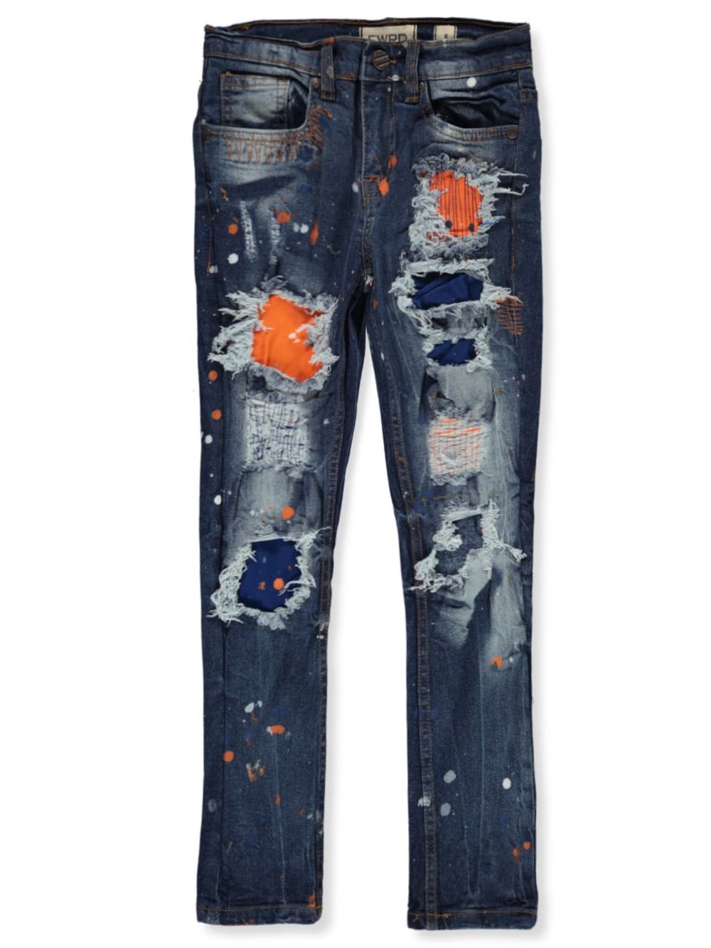 FWRD Boys' Rip Patch Skinny Jeans (Big Boys)