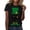 Y_Black, variant on Wang6 St Patrick's Day Shirts for Womens Irish Shamrock Crew Neck Short-Sleeve Graphic Tees Casual Crew Neck Loose Printed T-Shirt Y_Green XL